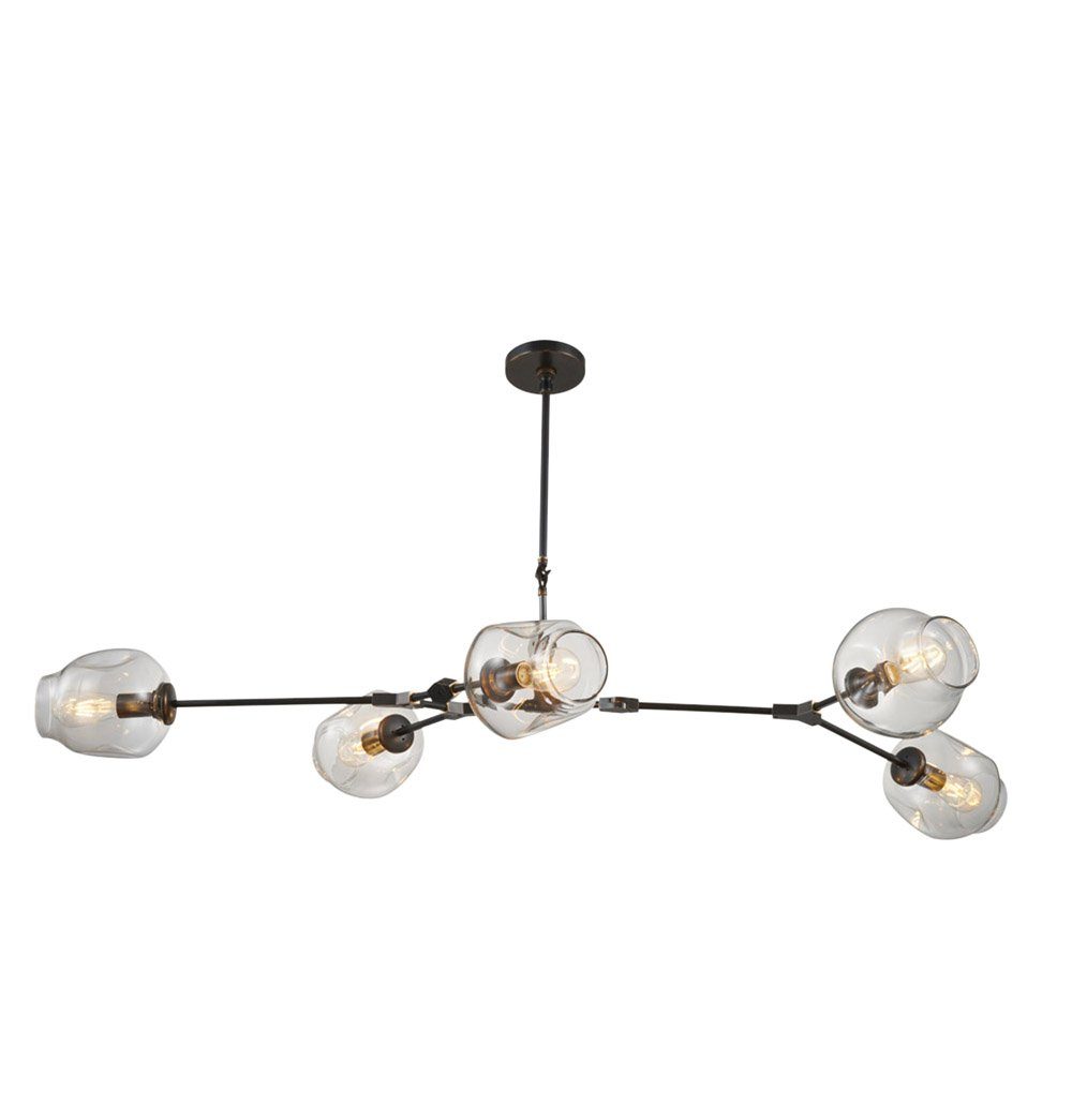 Glass Bubble Chandelier - 5-Globe Bubble Chandelier