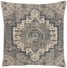 Load image into Gallery viewer, 57 GRAND BY NICOLE CURTIS GT235 GREY/MULTI 24&quot; X 24&quot; THROW PILLOW
