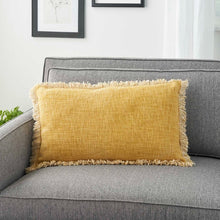 Load image into Gallery viewer, 57 GRAND BY NICOLE CURTIS ZH017 YELLOW 14&quot; X 24&quot; THROW PILLOW
