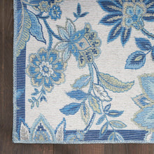 Load image into Gallery viewer, Waverly Washables Collection WAW01 Ivory Blue *Machine Washable*
