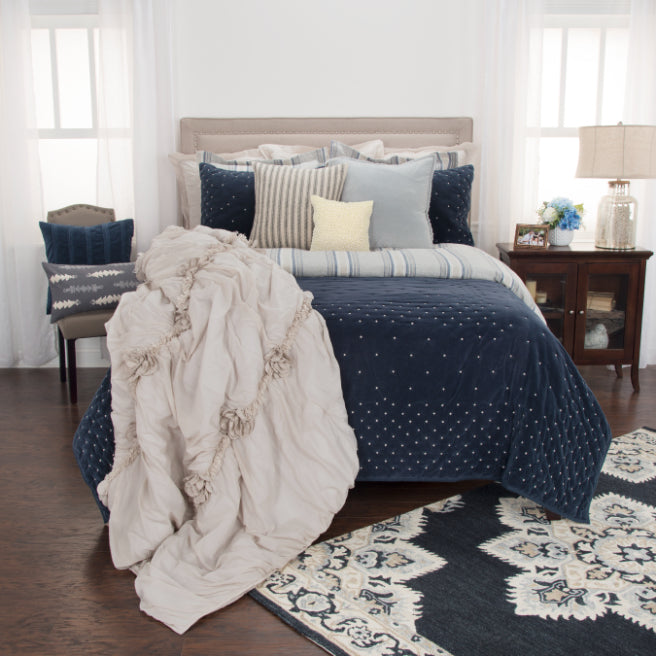 Rizzy Home BQ4930 Giovanna- Indigo