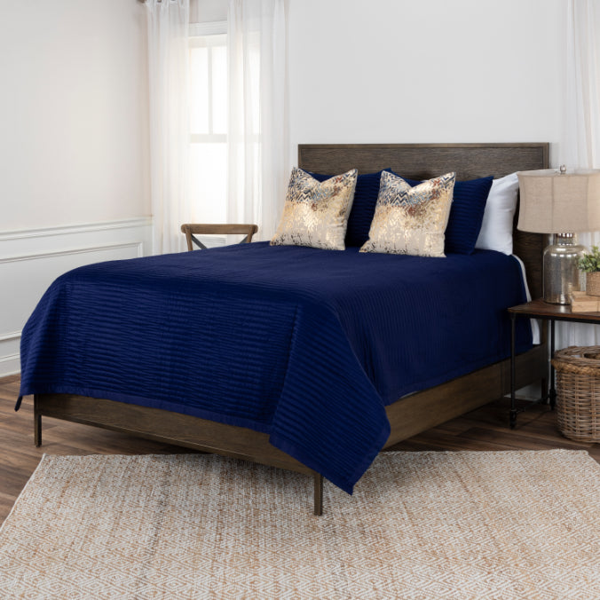 Rizzy Home BQ6048 Parker- Indigo