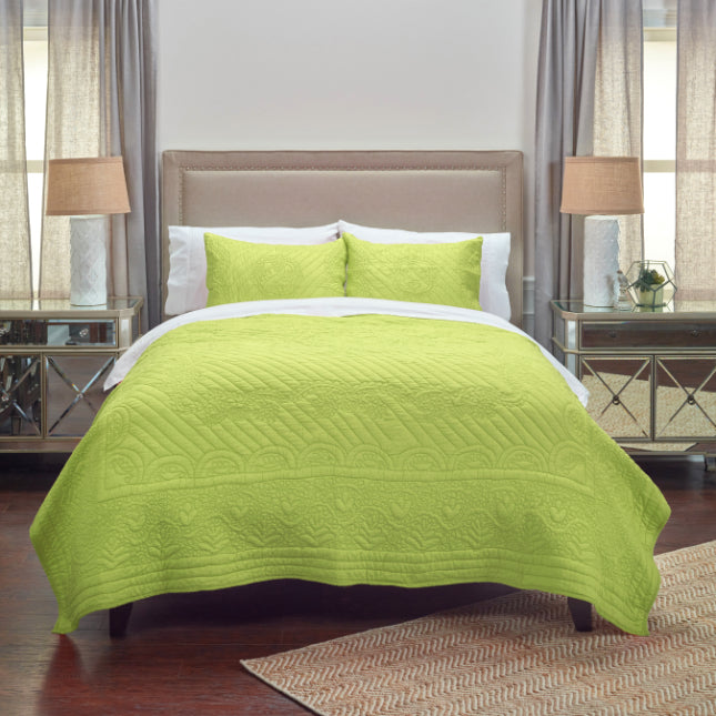 Rizzy Home BT1788 Moroccan Fling Lime