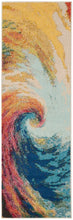 Load image into Gallery viewer, Nourison Celestial 8&#39; Runner Area Rug CES07 Wave
