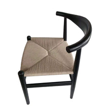 Load image into Gallery viewer, Hannah Chair - Black &amp; Natural Cord
