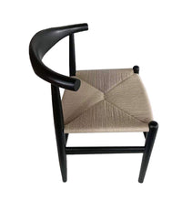 Load image into Gallery viewer, Hannah Chair - Black &amp; Natural Cord
