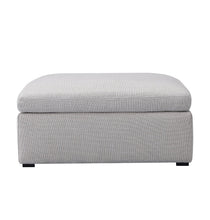 Load image into Gallery viewer, Inès Sofa - Ottoman Module - Opal Fabric

