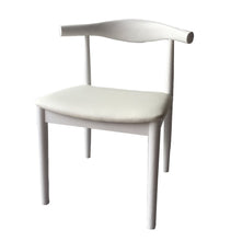 Load image into Gallery viewer, Hannah Chair - White &amp; White Leather
