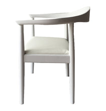 Load image into Gallery viewer, Embla Chair - White &amp; White Leather
