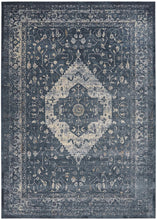 Load image into Gallery viewer, Malta by kathy ireland Home MAI11 Navy 4&#39;x6&#39; Area Rug MAI11 Navy
