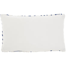 Load image into Gallery viewer, LIFE STYLES AA019 BLUE INK 12&quot; X 20&quot; THROW PILLOW
