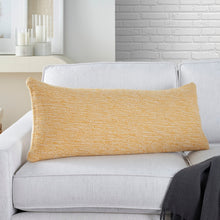 Load image into Gallery viewer, LIFE STYLES DC207 YELLOW 12&quot; X 30&quot; LUMBAR PILLOW
