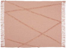 Load image into Gallery viewer, Life Styles SH018 Blush 50&quot; x 60&quot; Throw Blanket
