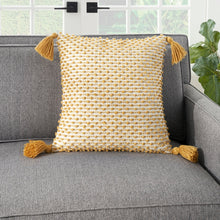 Load image into Gallery viewer, OUTDOOR PILLOW VJ025 YELLOW 18&quot; X 18&quot; THROW PILLOW
