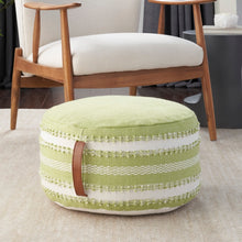 Load image into Gallery viewer, OUTDOOR PILLOW VJ088 GREEN 20&quot; X 20&quot; X 12&quot; POUF
