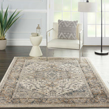 Load image into Gallery viewer, Nourison Quarry 8&#39; Round Area Rug QUA05 Ivory/Grey
