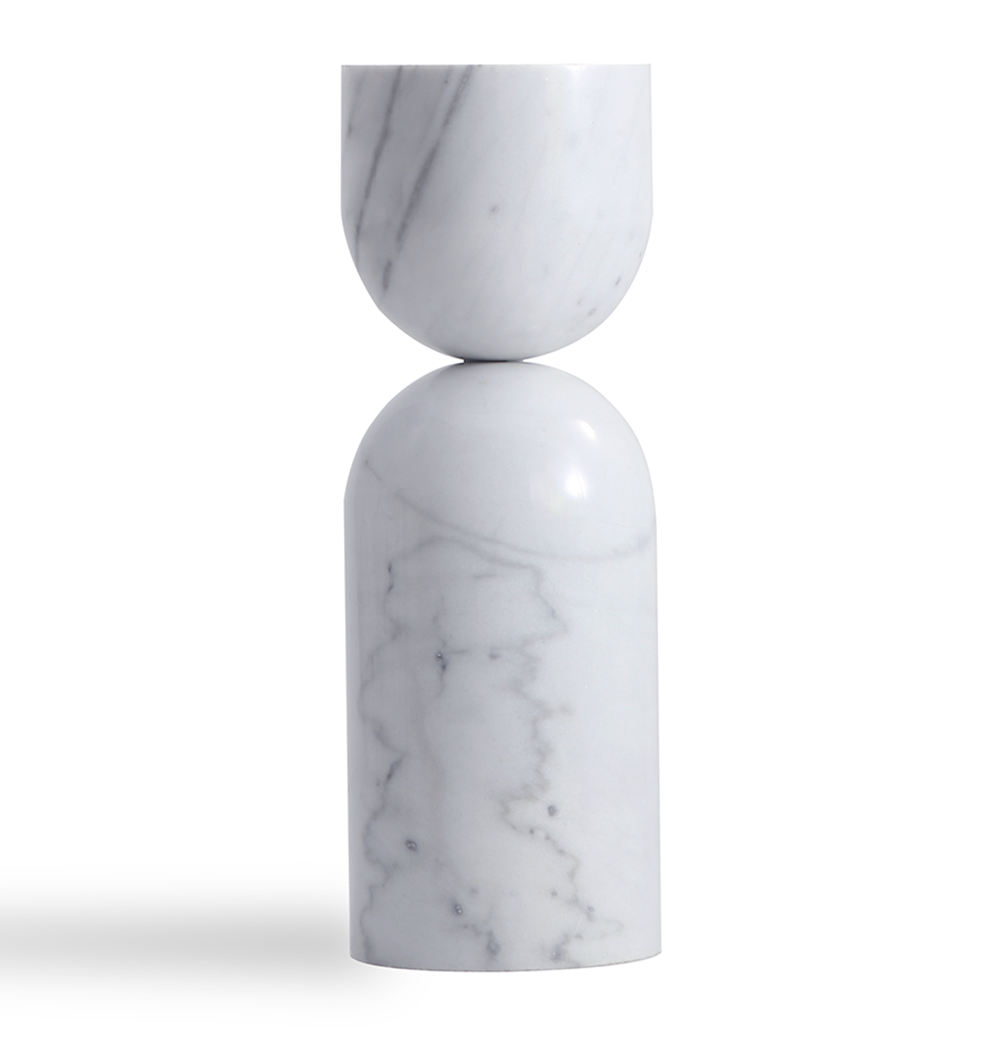 Océane Side Table - White Marble - GFURN