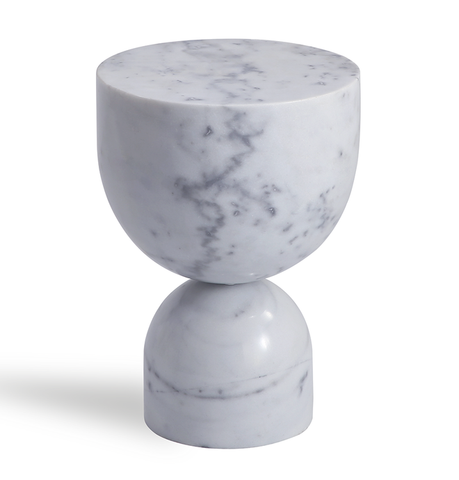 Pénélope Side Table - White Marble - GFURN
