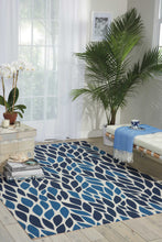 Load image into Gallery viewer, Nourison Home &amp; Garden RS094 Blue 4&#39;x6&#39; Area Rug RS094 Blue
