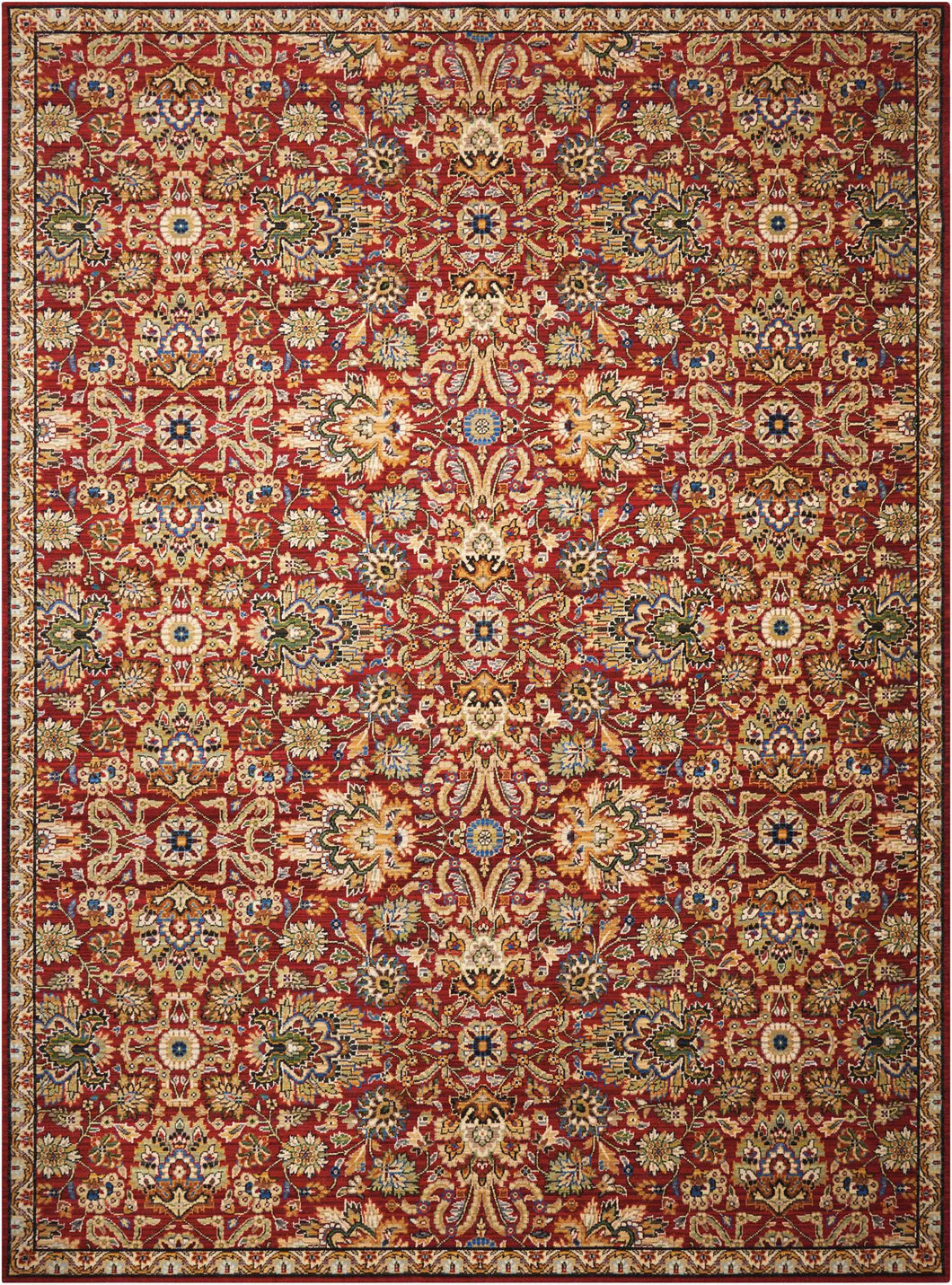 Nourison Timeless TML17 Red 5'x8' Area Rug TML17 Red