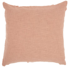 Load image into Gallery viewer, Mina Victory Life Styles Distressed Diamond Blush Throw Pillow SH018 24&quot; x 24&quot;
