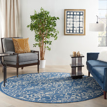 Load image into Gallery viewer, Nourison Country Side 8&#39; Round Area Rug CTR04 Denim
