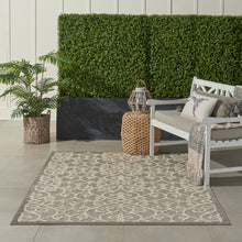 Load image into Gallery viewer, Nourison Aloha 5&#39;x8&#39; Grey Patio Area Rug ALH21 Natural
