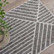 Load image into Gallery viewer, Nourison Cozumel 2&#39; x 4&#39; Area Rug CZM05 Dark Grey
