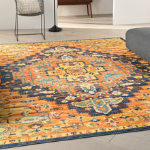 Load image into Gallery viewer, Nourison Allur 9&#39; x 12&#39; Orange Multicolor Area Rug ALR04 Orange Multicolor
