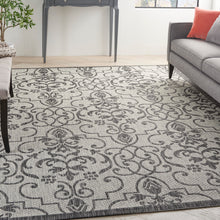 Load image into Gallery viewer, Nourison Country Side 6&#39; x 9&#39; Area Rug CTR04 Ivory/Charcoal
