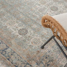 Load image into Gallery viewer, kathy ireland Home Malta MAI10 White 4&#39;x6&#39; Area Rug MAI10 Cloud
