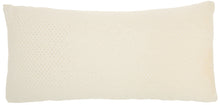 Load image into Gallery viewer, Nourison Fur Dot Foil Print Ivory Throw Pillow VV021 1&#39;2&quot;X2&#39;6&quot;
