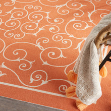 Load image into Gallery viewer, Nourison Home &amp; Garden 5&#39; Square Area Rug RS019 Orange
