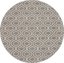 Load image into Gallery viewer, Nourison Jubilant 8&#39; Round Grey Area Rug JUB19 Grey
