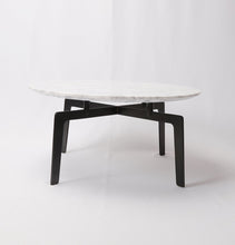 Load image into Gallery viewer, White Marble Coffee Table - Asar Coffee Table - Carrara Marble Top
