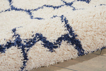 Load image into Gallery viewer, Nourison Amore AMOR2 Blue and Ivory 3&#39;x5&#39; Area Rug AMOR2 Ivory/Blue
