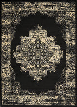 Load image into Gallery viewer, Nourison Grafix GRF14 4&#39;x6&#39; Black and White Rug
