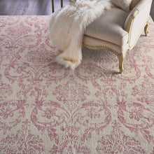 Load image into Gallery viewer, Nourison Jubilant 9&#39;x12&#39; White and Pink Area Rug JUB09 Ivory/Pink
