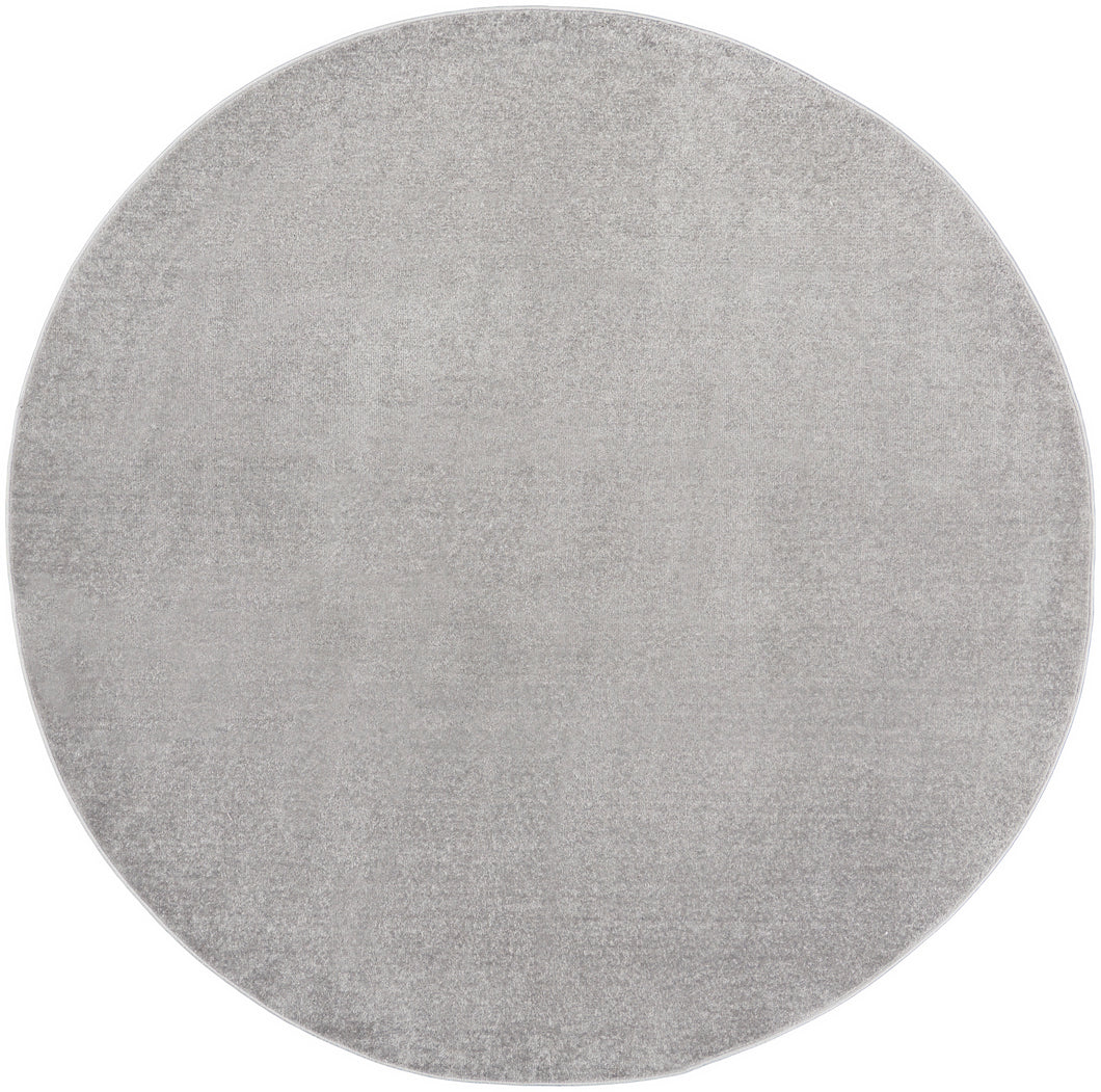 Nourison Nourison Essentials 6' Round Area Rug NRE01 Silver Grey