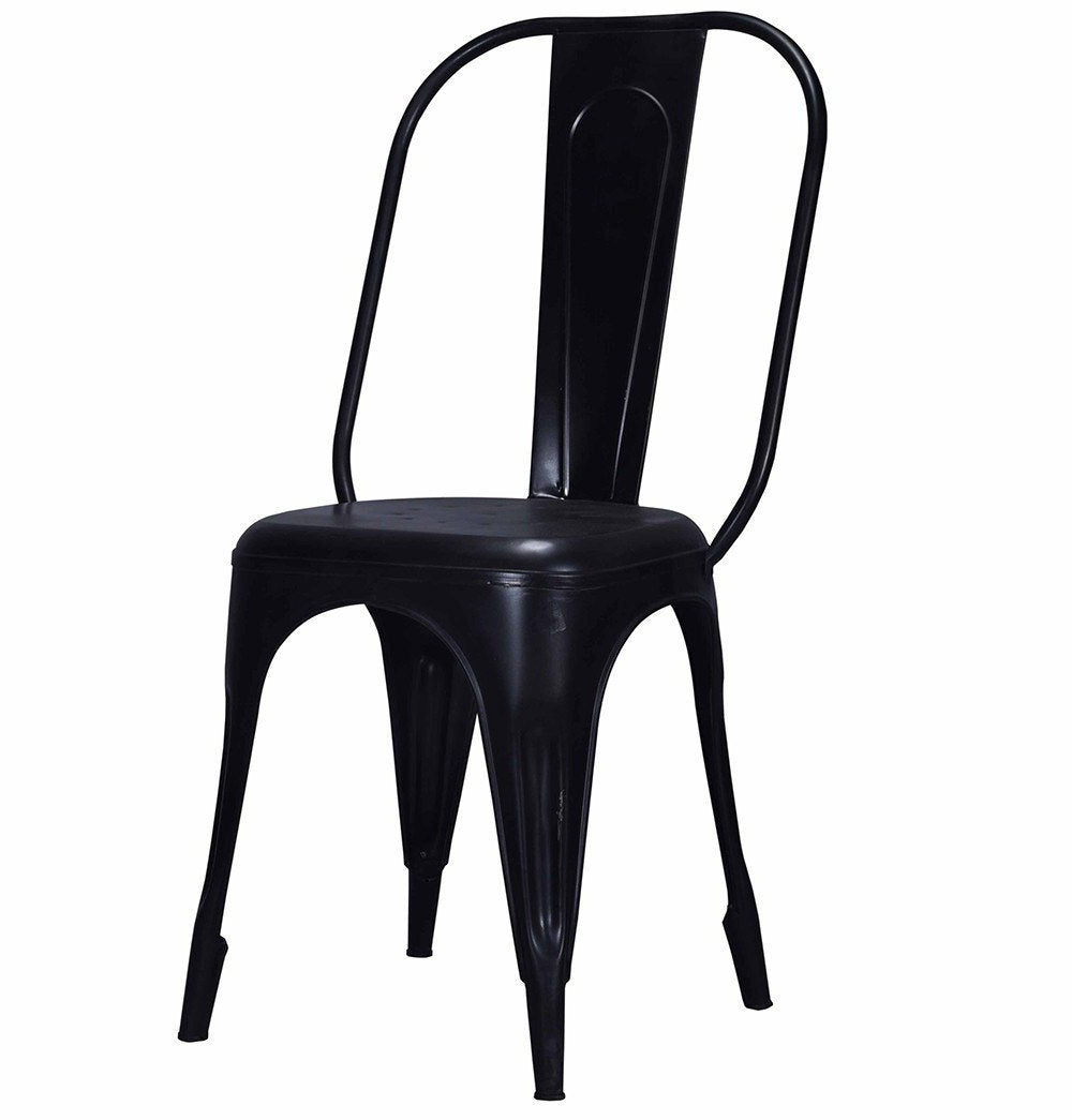 Bastille Dining Chair Black - Iron - GFURN