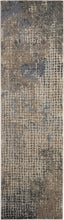 Load image into Gallery viewer, Kathy Ireland Moroccan Celebration 8&#39; Runner Rustic Area Rug KI383 Ivory/Grey
