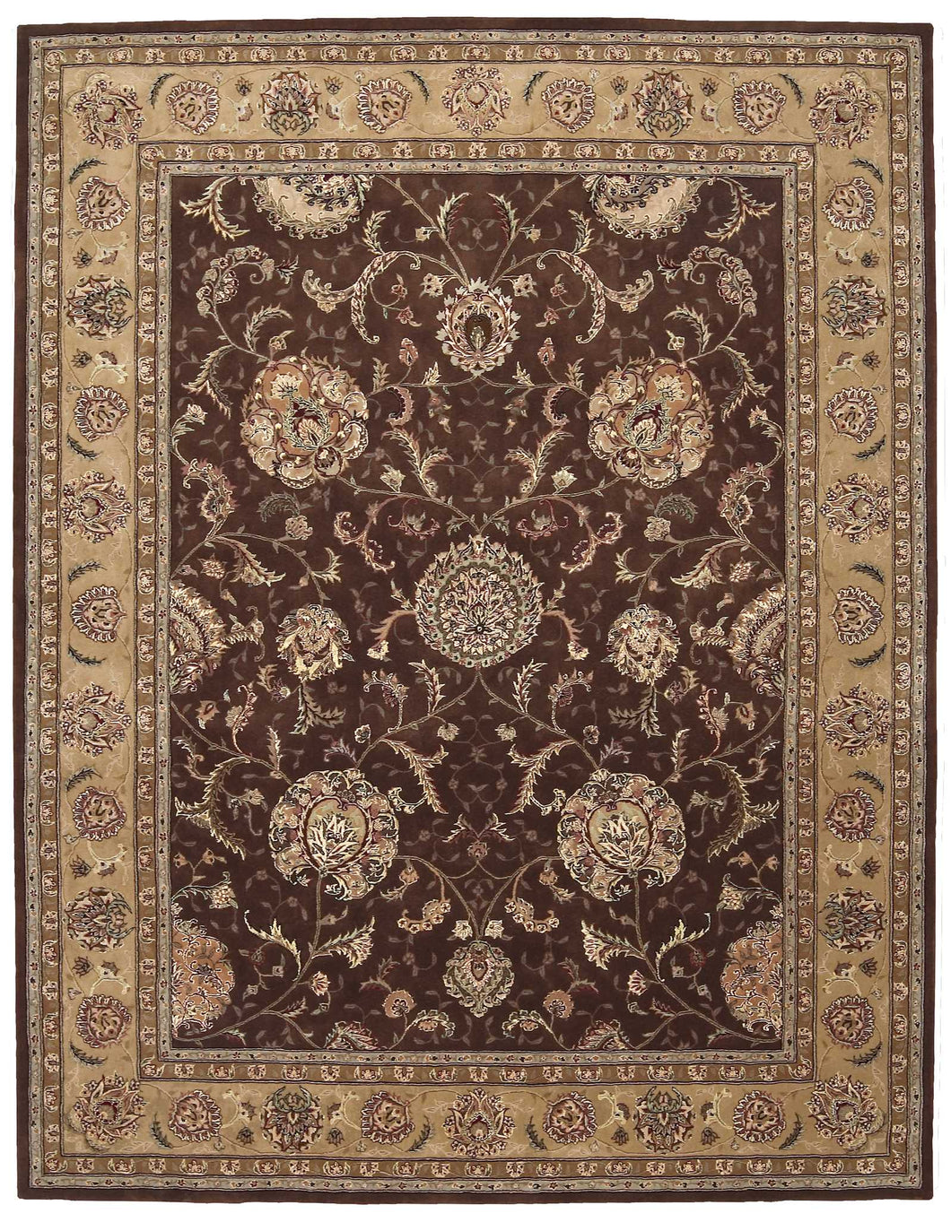 Nourison 2000 2206 Brown 12'x15' Area Rug 2206 Brown