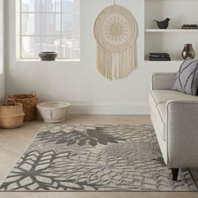 Load image into Gallery viewer, Nourison Aloha 6&#39;x9&#39; Silver Grey Area Rug ALH05 Silver Grey

