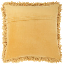 Load image into Gallery viewer, Kathy Ireland Home Curly Shag Yellow Throw Pillow TL208 20&quot;X20&quot;
