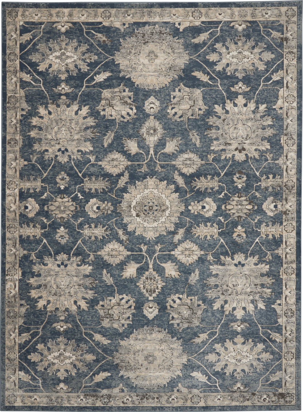 Nourison Quarry 7' x 10' Persian Area Rug QUA06 Blue/Beige
