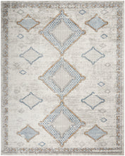 Load image into Gallery viewer, Nourison Concerto 8&#39; x 10&#39; Area Rug CNC14 Ivory/Grey/Blue
