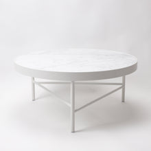 Load image into Gallery viewer, Blake Coffee Table - Carrara White Marble Top
