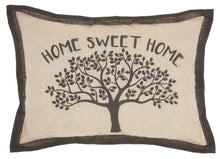 Load image into Gallery viewer, Kathy Ireland Home Home Sweet Home Tree Natural Throw Pillow L1812 14&quot;X20&quot;
