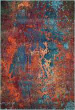 Load image into Gallery viewer, Nourison Celestial CES08 Blue and Red 5&#39;x7&#39; Colorful Area Rug CES08 Atlantic
