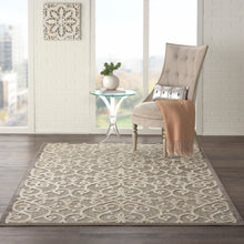 Load image into Gallery viewer, Nourison Aloha 4&#39;x6&#39; Grey Patio Area Rug ALH21 Natural
